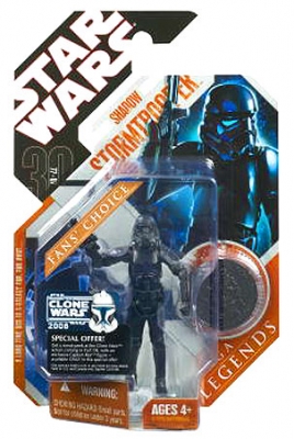 Star Wars Action Figure - Shadow Stormtrooper - Saga Legends - 30th Anniversary