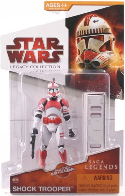 Star Wars Action Figure - Legacy Collection - Saga Legends - Shock Trooper 2009