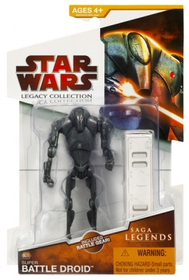 Star Wars Action Figure - Legacy Collection - Saga Legends - Super Battle Droid 2009