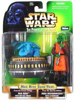 Star Wars Multi Action Figures - Max Rebo Band Pairs - Max Rebo and Dodo Dodonawieedo