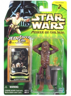 Star Wars Action Figures - Chewbacca Dejarik Champion - Power of the Jedi