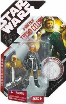 1627041931.jpg Star Wars Action Figure - A-Wing Pilot Tycho Celchu Figure Return of the Jedi with Exclusive Collector Coin - 30th Anniversary