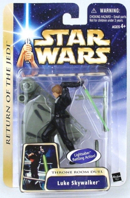 Star Wars Action Figures - Luke Skywalker Throne Room Duel - Return of the Jedi - Saga Collection