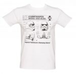 Star Wars T-SHIRTS - Haynes Stormtrooper Helmet Manual - White - Unisex
