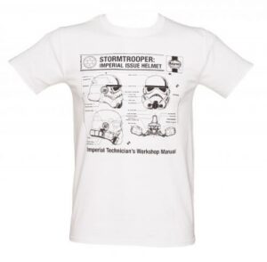 Star Wars T-SHIRTS - Haynes Stormtrooper Helmet Manual - White - Unisex
