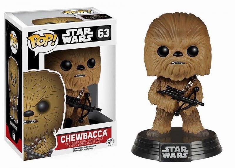 1658142798.jpg Star Wars Gifts and Games - The Force Awakens Vinyl Bobble Head - Chewbacca 10cm