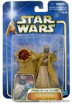 Star Wars Action Figures - Tusken Raider Tatooine Camp Ambush - Attack of the Clones - Saga Collection