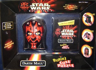 Star Wars Episode 1 Darth Maul Rubiks Cube Rare