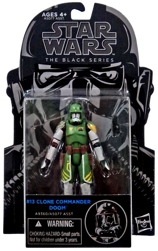 Star Wars Action Figure - Black Series 2015 - Clone Commander Doom - 3.75-inch