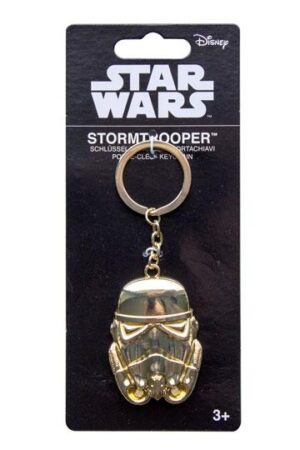 Star Wars Gifts and Games - Metal Keychain - Gold Stormtrooper