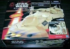 1669585924.jpg Star Wars Vehicle Trade Federation Tank with Blow up Battle Damage - Great Toy