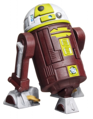 Star Wars Action Figure - Clone Wars - R7-A7 with Hidden Gadgets inc. Battle Game Card