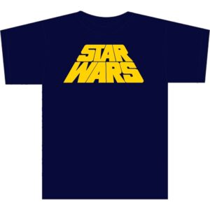 Star Wars T-SHIRTS - Star Wars Logo - Blue - Adult Unisex