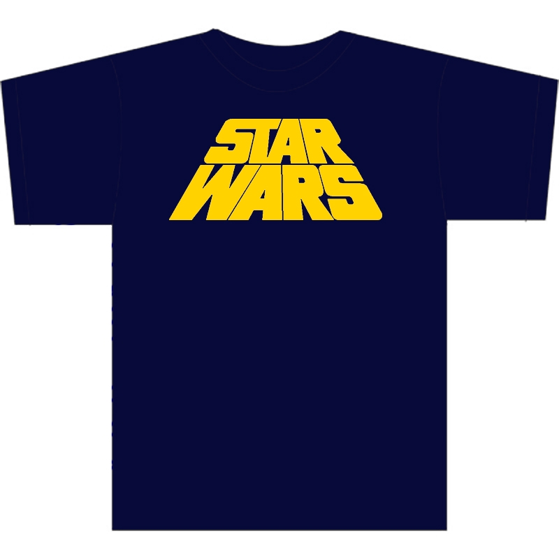 1701140571.jpg Star Wars T-SHIRTS - Star Wars Logo - Blue - Adult Unisex