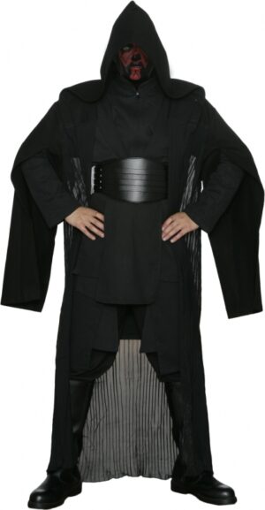 Star Wars Replica Darth Maul Black Sith Costume including Robe and Belt