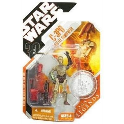 1730643947.jpg Star Wars Action Figure - C-3PO with Battle Droid Head - Saga Legends - 30th Anniversary