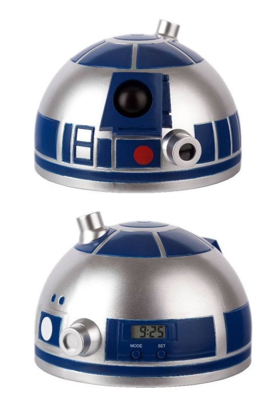 Star Wars Gifts and Games - Alarm Clock with Projector R2-D2 Head