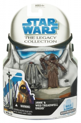 Star Wars Action Figure - Jawa and WED Treadwell Droid - Legacy Collection 2008