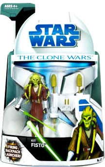 Star Wars Action Figure - Clone Wars - Kit Fisto 2009
