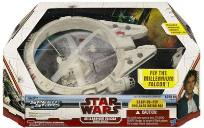 1800909744.jpg Star Wars GIFTS AND GAMES - Star Wars Remote Control Flying Millennium Falcon