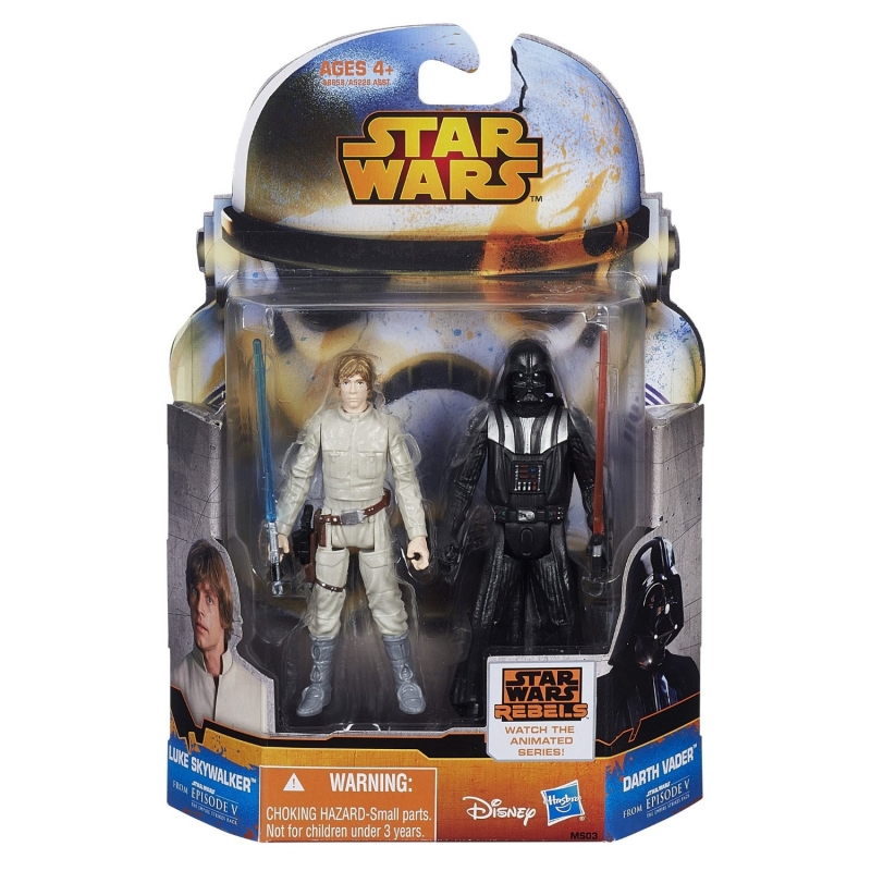 1806499253.jpg Star Wars Action Figure - Mission Series 2014 - Luke Skywalker and Darth Vader