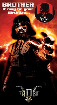 1817300267.jpg Star Wars Greeting Cards - 232 x 128mm - Star Wars - Brother Badged - SW312