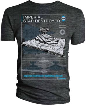 Star Wars T-SHIRTS - Haynes Star Destroyer Manual - Dark Grey - Unisex