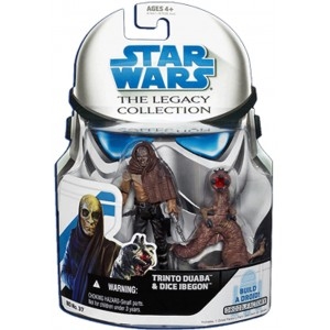 Star Wars Action Figure - Trinto Duaba and Dice Ibegon - Legacy Collection 2008