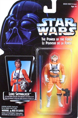 Star Wars Action Figure - Luke Skywalker - in X-Wing Fighter Pilot Gear - Long Lightsaber
