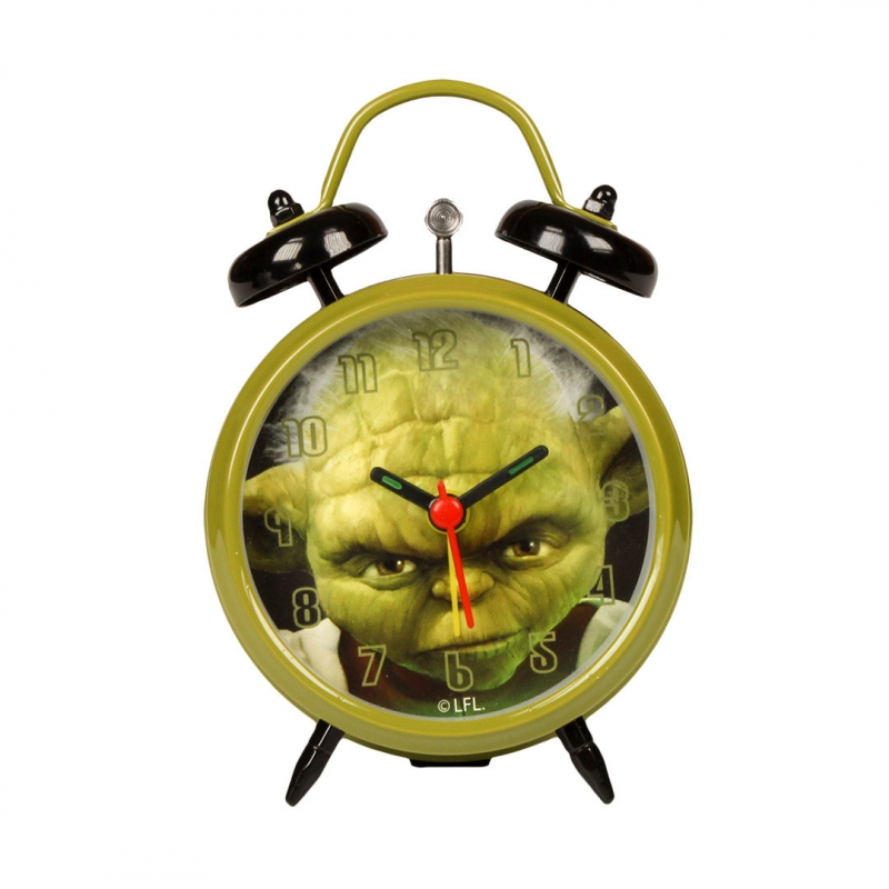 Star Wars GIFTS AND GAMES - Star Wars Alarm Clock with Sound - Yoda