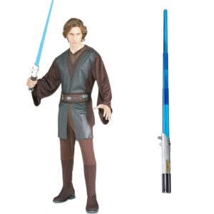 Star Wars Costume Adult Lightsaber Bundle - Anakin Skywalker