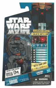 Star Wars Action Figure - Clone Wars - Destroyer Droid with Launching Blasters inc. Battle Game Card