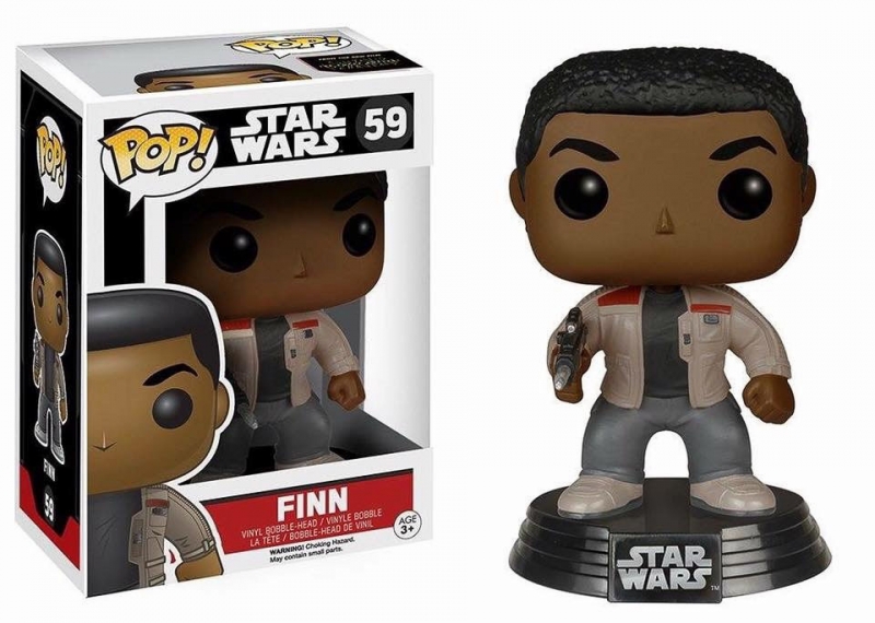 194189797.jpg Star Wars Gifts and Games - The Force Awakens Vinyl Bobble Head - Finn 10cm