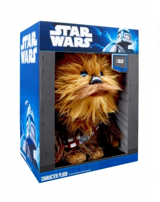 1944666351.jpg Star Wars Deluxe Talking Character Plush - 15 inch Talking Chewbacca