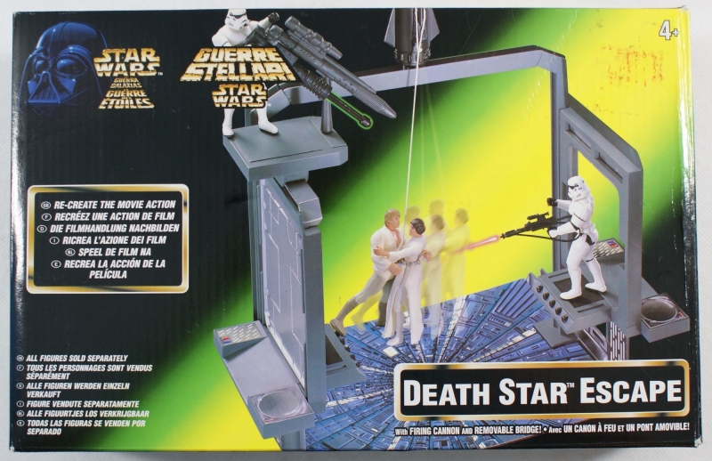 1957015386.jpg Star Wars Action Figure - Star Wars POTF GREEN Death Star Escape with Firing Cannon and Removeable Bridge