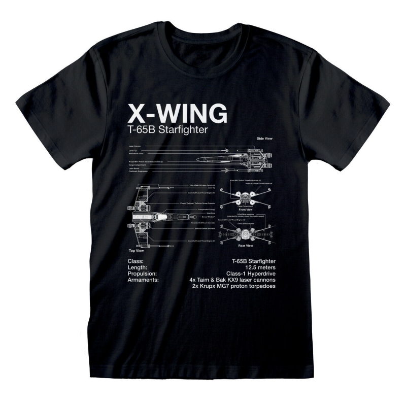Star Wars Shirts - X-Wing Blueprint