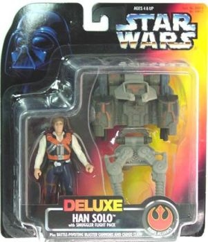 Star Wars Playsets - Deluxe Han Solo with Smuggler Flight Pack