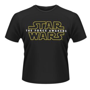 Star Wars T-SHIRTS - Episode VII The Force Awakens Logo - Black - Unisex