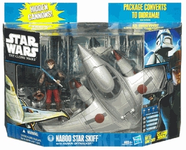 Star Wars VEHICLES - Naboo Star Skiff with Anakin Skywalker