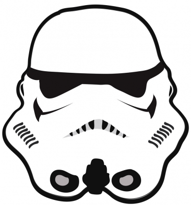 Star Wars BEDDING - Stormtrooper Shaped Rug
