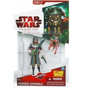 Star Wars Action Figure - Clone Wars 2009 - Hondo Ohnaka with Vibro-Cutlass
