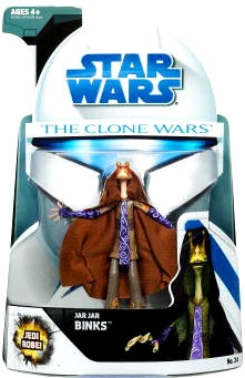 Star Wars Action Figure - Clone Wars - Jar Jar Binks 2009