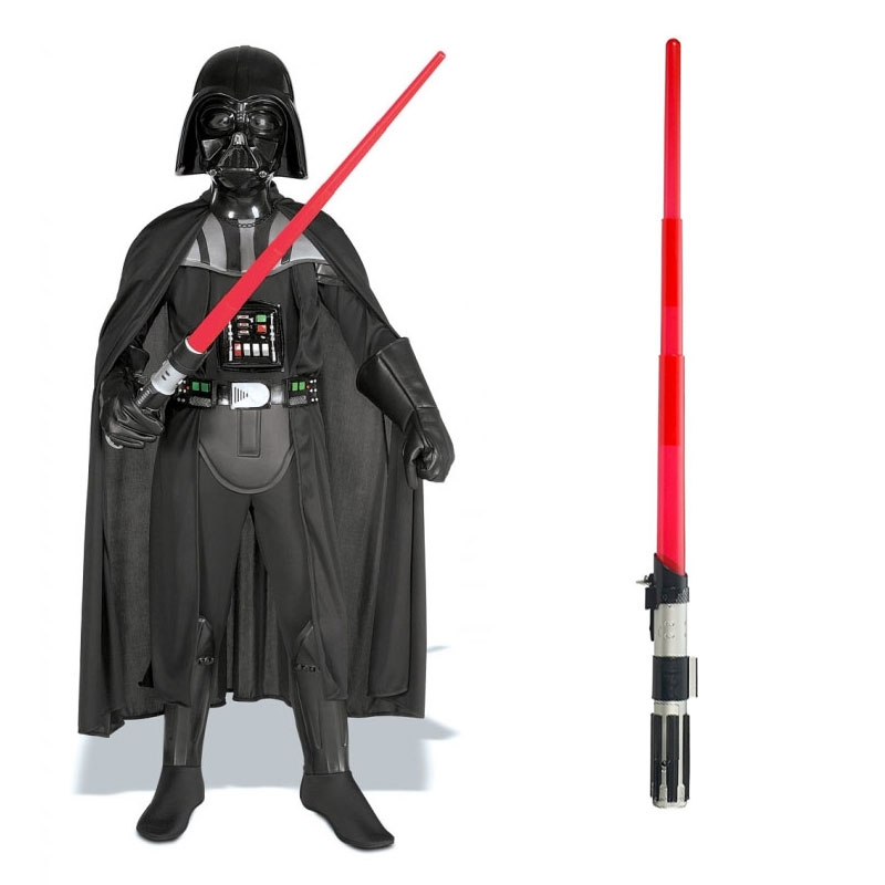 204694344.jpg Star Wars Costume Child Lightsaber Bundle - Deluxe Darth Vader