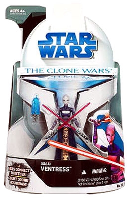 Star Wars Action Figure - Clone Wars - Asajj Ventress 2009