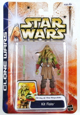 Star Wars Action Figure - Clone Wars - Kit Fisto - Limited Edition
