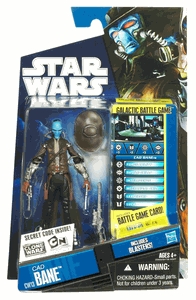 Star Wars Action Figure - Clone Wars - Cad Bane with Blasters inc. Battle Game Card