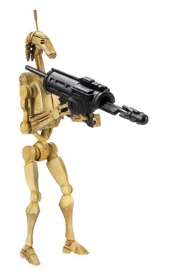 Star Wars Action Figure - 2008 Clone Wars - Battle Droid