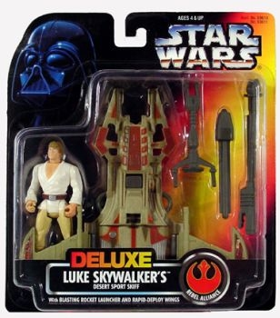 Star Wars Playsets - Deluxe Luke Skywalker with Desert Sport Skiff