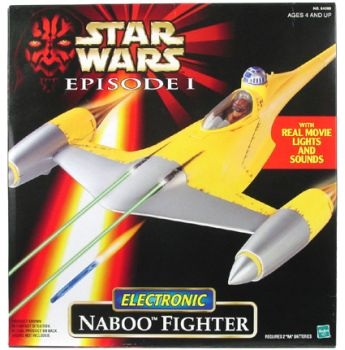 2115664300.jpg Star Wars Episode 1 Vehicle - Naboo Fighter - Lights and Sound