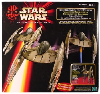 Star Wars Vehicle - Star Wars Episode 1 - Vehicle Droid Fighters - Great Toy- Very rare